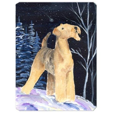 CAROLINES TREASURES Carolines Treasures SS8361MP Starry Night Airedale Mouse Pad SS8361MP